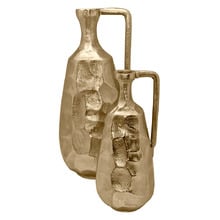 Gold Nelly Hammered Vase